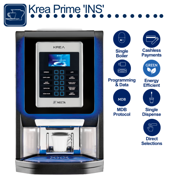 Necta KREA 12oz Coffee Machine Range